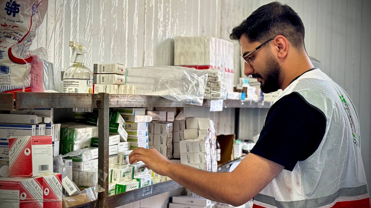 تمهیدات بهداشتی هلال احمر در مراسم پیاده‌روی اربعین