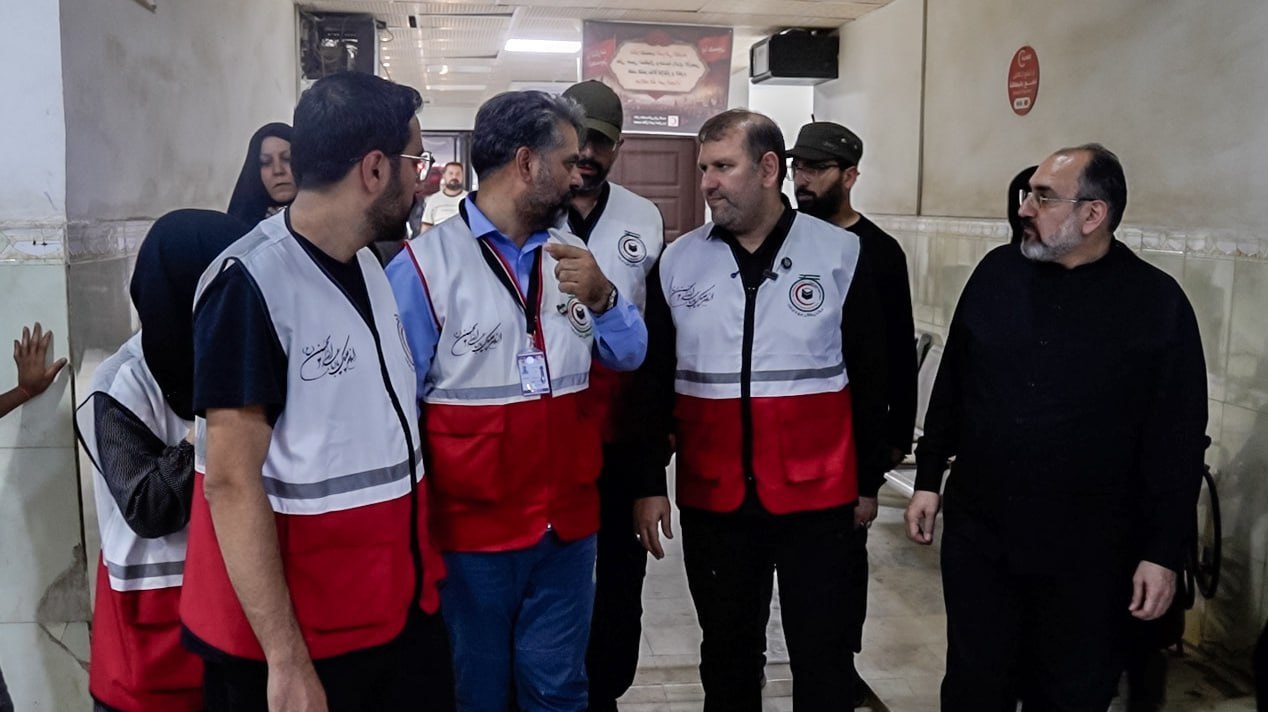 بازدید دبیرکل هلال احمر از بیمارستان حیدریه