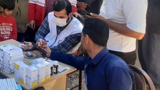 بهرهمندی ۳۵۸ نفر از خدمات رایگان کاروان سلامت هلالاحمر در روستای لیراب دیشموک