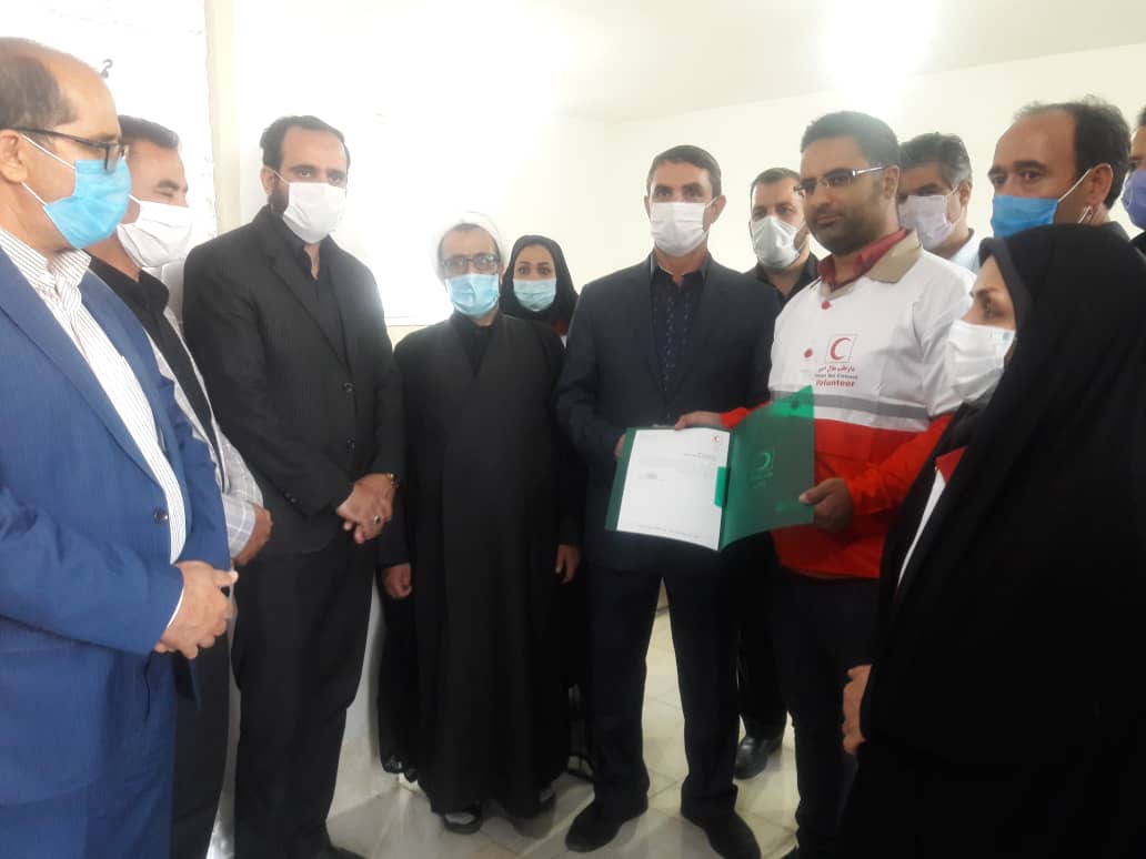 افتتاح خانه های هلال درنراق و روستاهای خاوه و جاسب از توابع شهرستان دلیجان