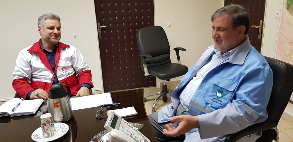 دیدار سرپرست سازمان امدادونجات با رئیس سازمان مدیریت بحران برگزار شد/تاکید بر هم‌افزایی برای تسریع در پاسخ‌گویی به حوادث