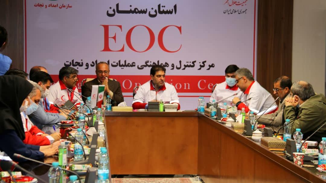 مانور لحظه صفر زلزله فرضی در استان سمنان با حضور دکتر همتی/ گزارش تصویری