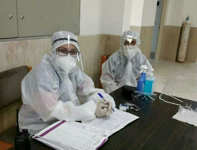 سهم خواهران دوقلوی گلستانی عضو هلالاحمر در مهار کرونا