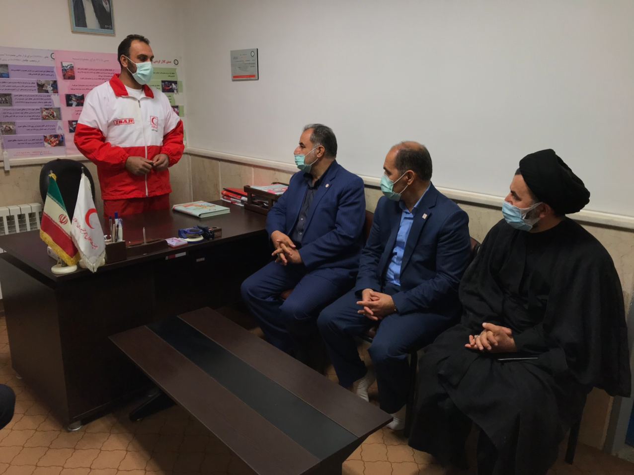 بازدید رئیس سازمان جوانان هلال احمر از پایگاه بین شهری شهرستان نیر/ احداث 4 پایگاه امداد و نجات بین شهری در استان اردبیل