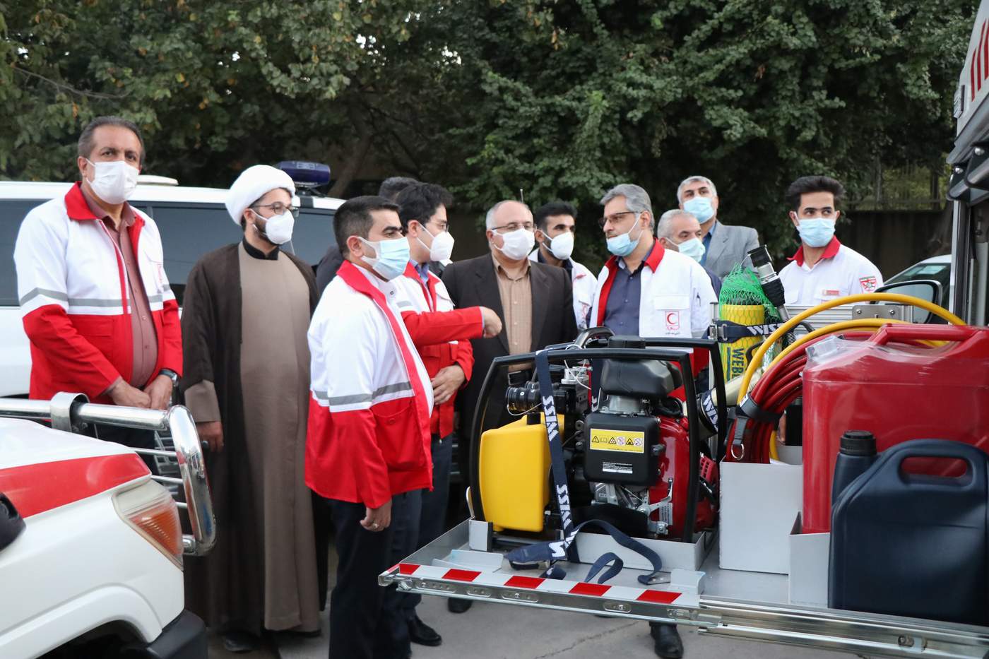 جمعیت هلال احمر بازوی پرتوان دولت در مقابله با بحران‌ها است