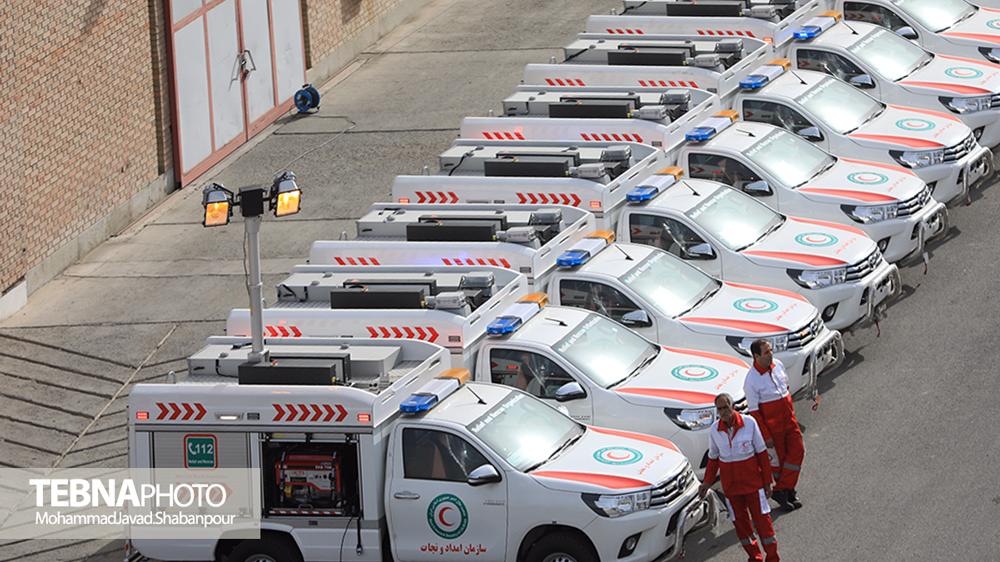 تقویت توان امدادی هلالاحمر در پوشش حوادث با حمایت هیات دولت/ 300 خودروی امدادی تا پایان سال جاری وارد کشور میشود