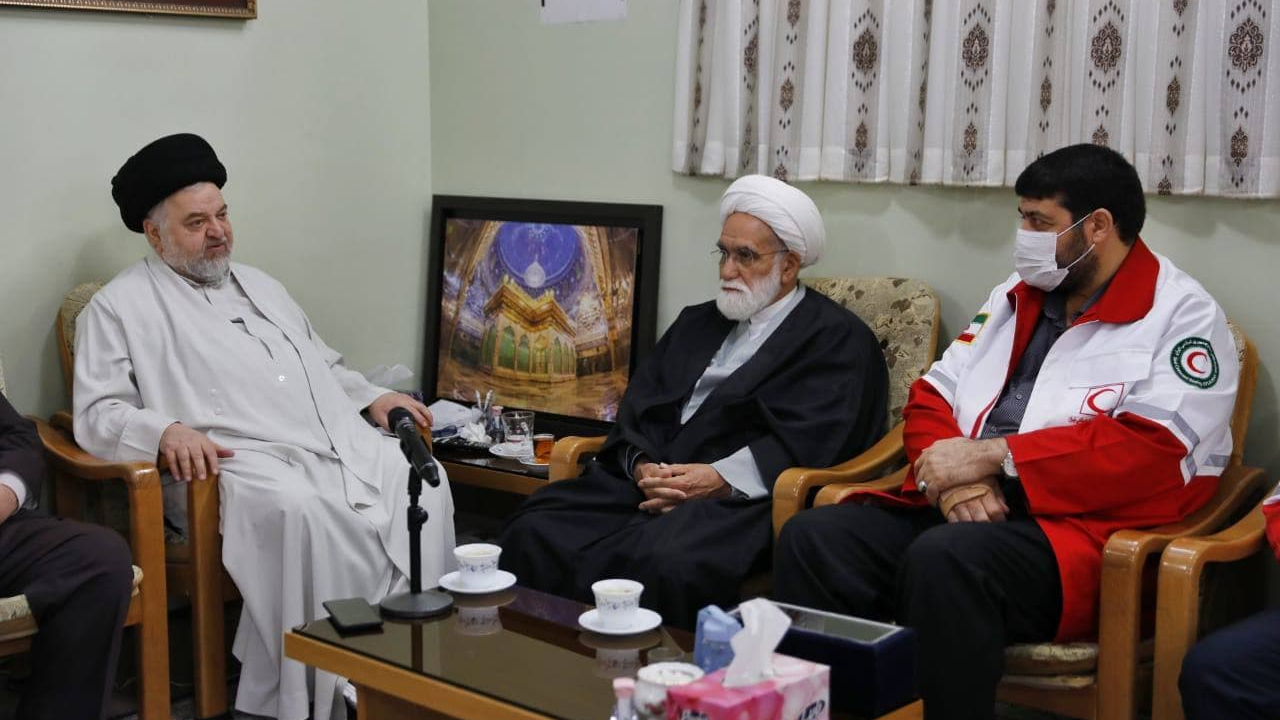 معزی در دیدار با حجت الاسلام شهرستانی خواستار شد:حمایت علما نقش عمدهای در افزایش اعتبار هلال احمر دارد