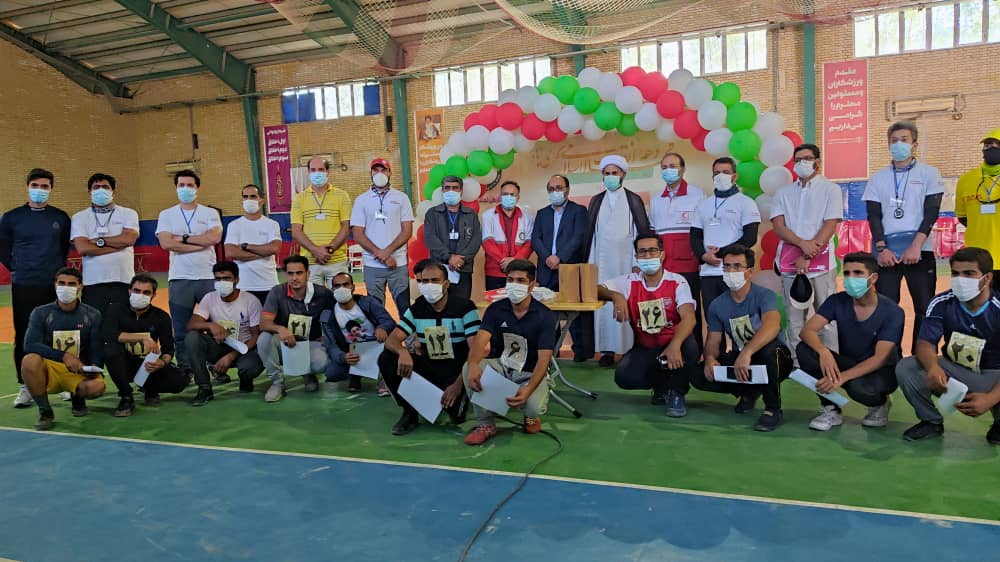 رقابت نجاتگران جمعیت هلالاحمر هرمزگان در آزمون درجه ایثار