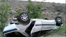 امدادرسانی به 6 مصدوم حادثه واژگونی پژو پارس در خراسان رضوی 