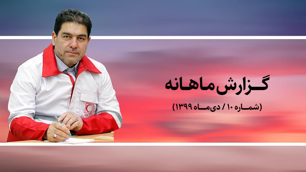 گزارش ماهانه 10 – «دی ماه 1399»: از تهران تا آفریقا؛ تلاش برای ارتقای خدمات بشردوستانه + فیلم
