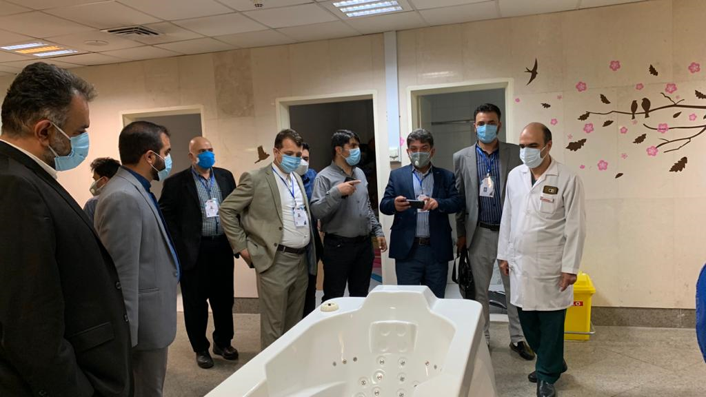 بازدید پزشکان و مدیران درمانی افغانستان از بیمارستان نورافشار