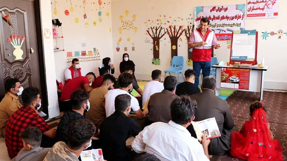 دوره آموزشی خطرات مینهای منفجره در روستاهای سرپلذهاب