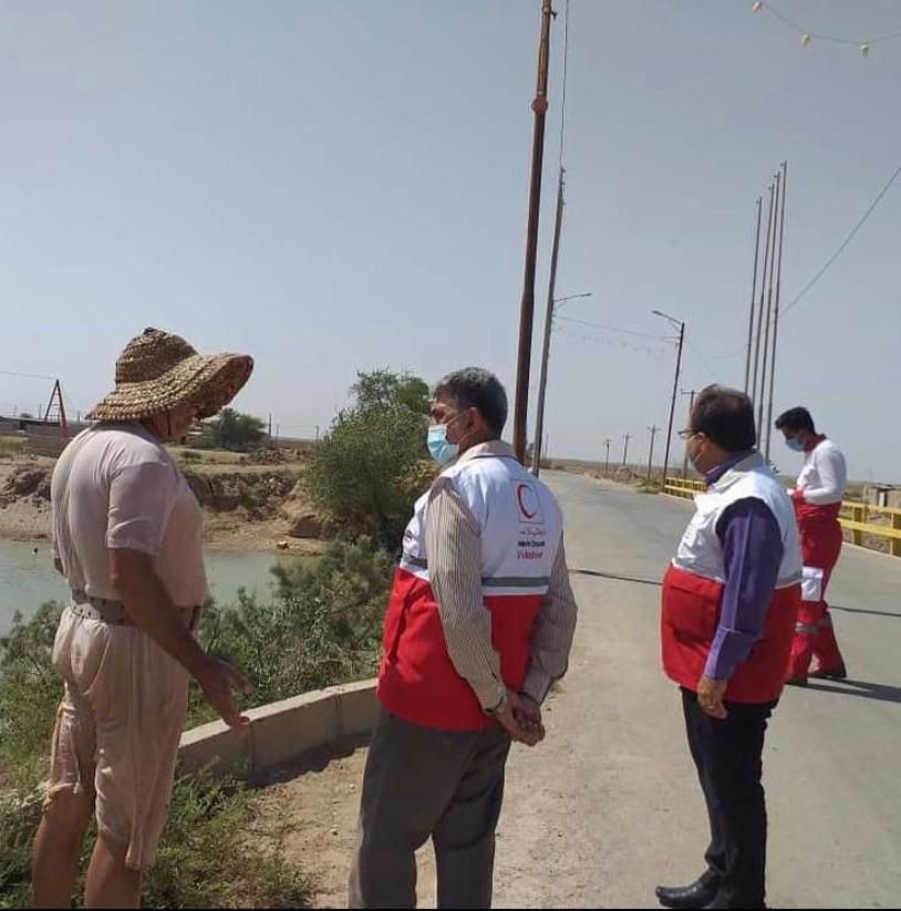 هلال احمر خوزستان پیگیری مشکلات آب