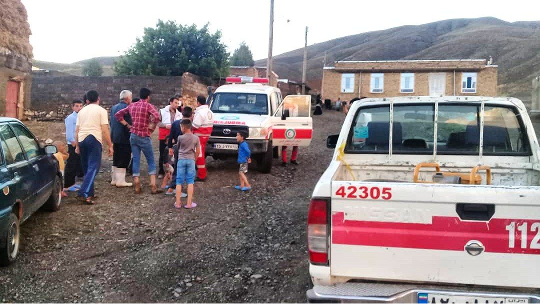 عملیات امدادرسانی شبانه به سیلزدگان در چالدران