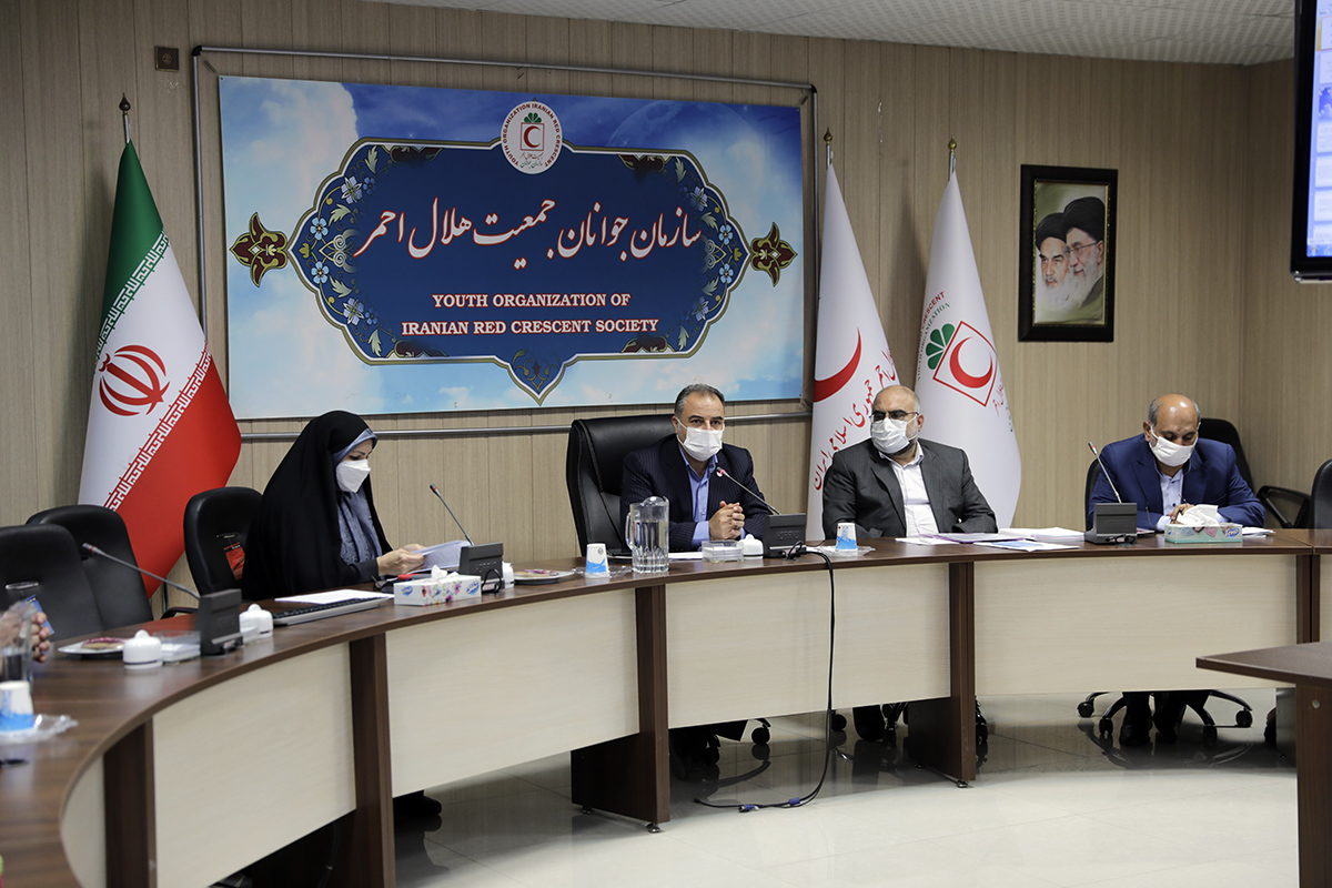 نشست کارگروه شورای عفاف و حجاب در سازمان جوانان هلال احمر