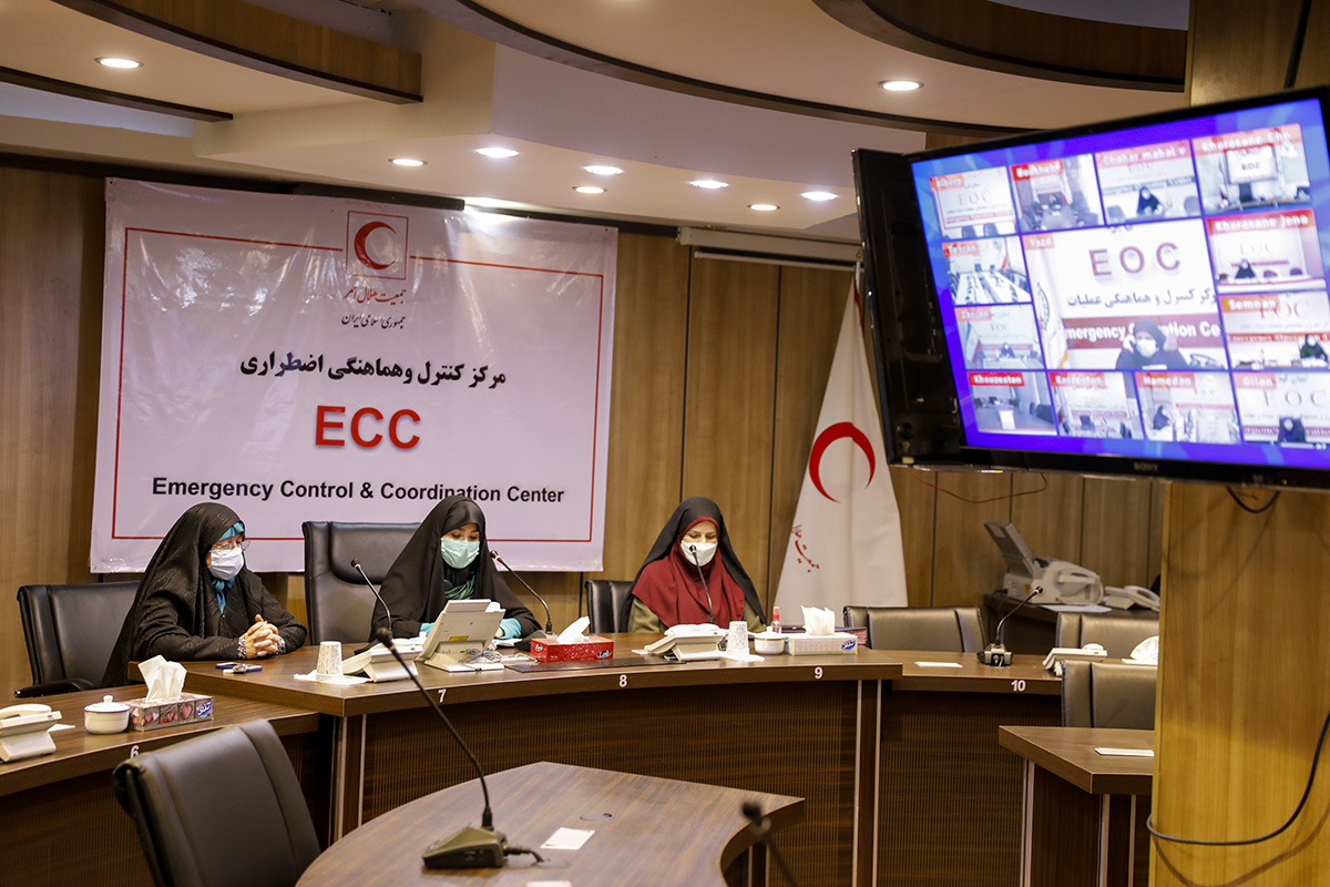 نشست مجازی حوزه امور زنان جمعیت هلال احمر با نمایندگان امور زنان استان ها