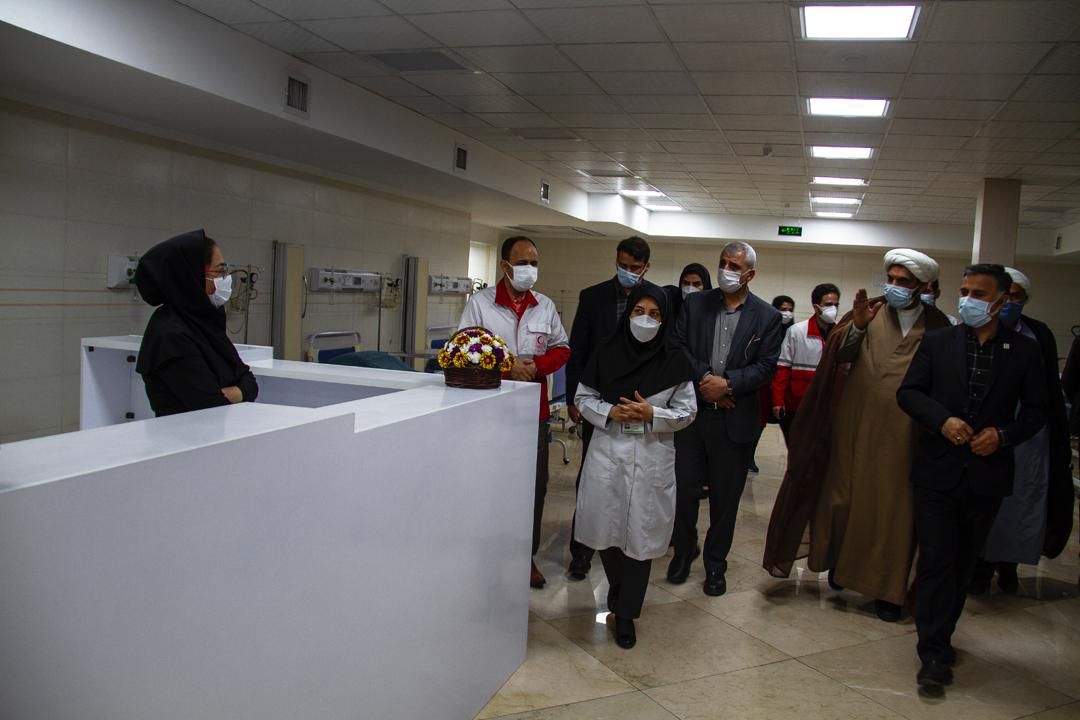 بخش شیمی درمانی بیمارستان جامع زنان آرش تهران با همکاری جمعیت هلال احمر استان تهران افتتاح شد