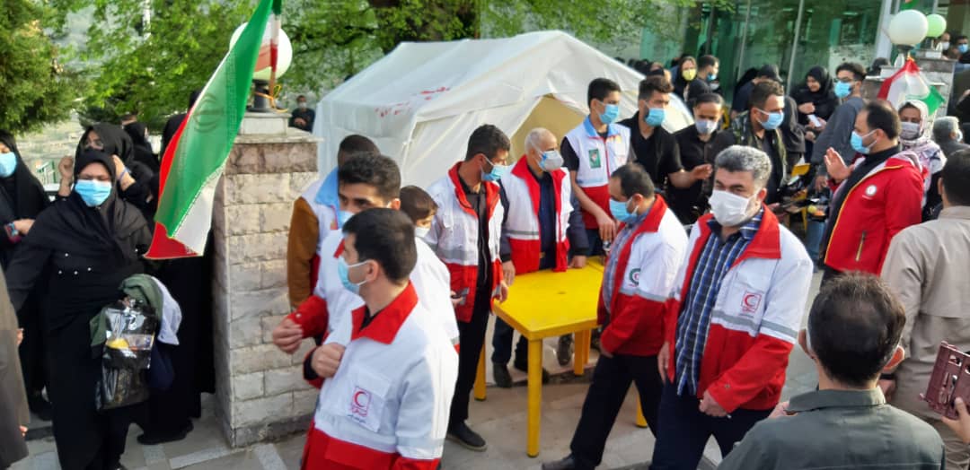 بازدید رئیس سازمان امدادونجات جمعیت هلال احمر از پایگاههای امدادی مازندران