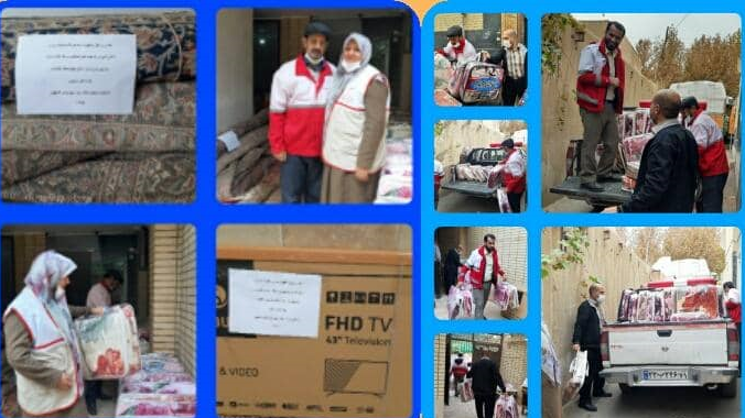 اهداء کمک 100 میلیون تومانی به مجتمع دانشآموزی هلالاحمر در چهارمحال و بختیاری
