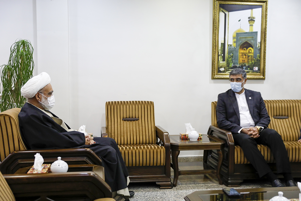 دیدار  وحید سلیمی با سرپرست سازمان داوطلبان با نماینده ولی فقیه در جمعیت هلال احمر
