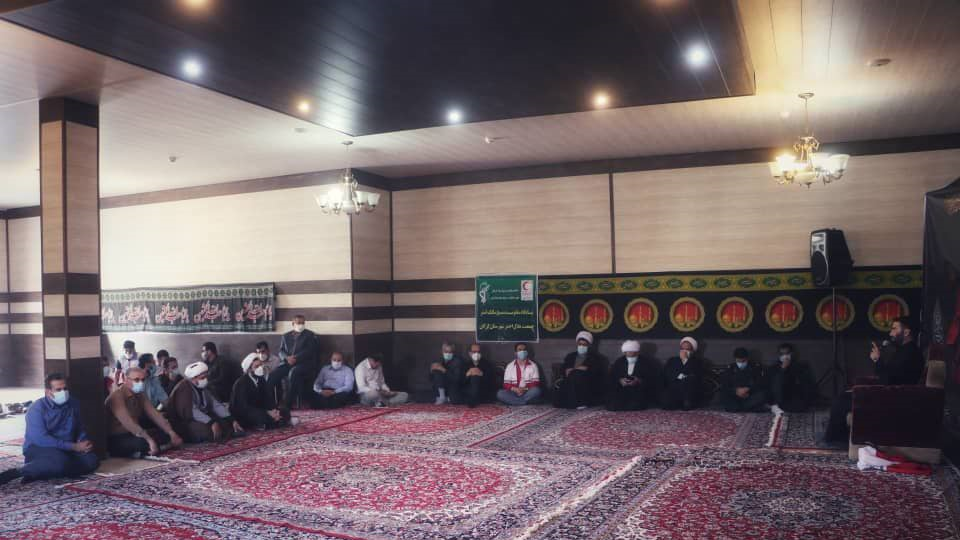 برگزاری محفل عزاداری دهه آخر صفر در هلال احمر گلستان