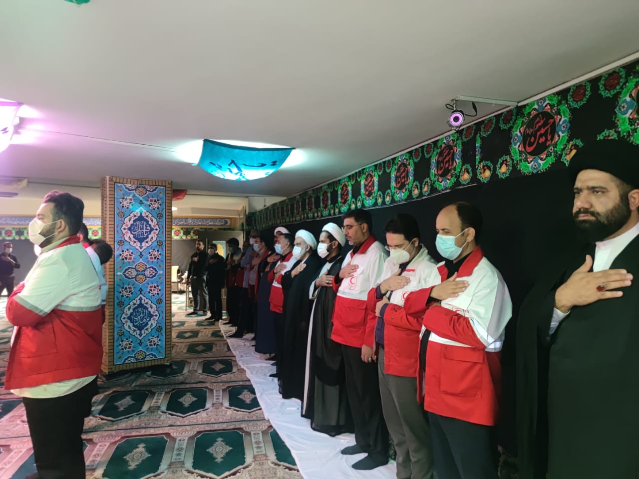 برگزاری مراسم عزاداری هیئت امدادگران حسینی هلال احمر استان تهران
