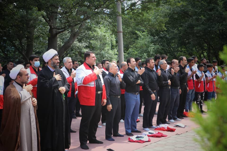 مراسم متمرکز عزاداری هیئت رهروان حضرت علی اکبر(ع) جمعیت هلال احمر گلستان