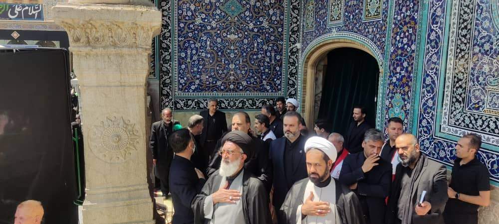 بازدید معاون فرهنگی حوزه نمایندگی ولی فقیه در هلالاحمر از پستهای امدادی