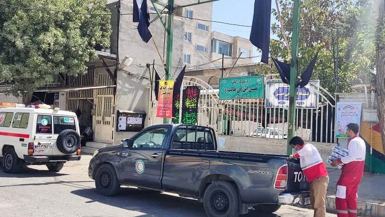  اسکان و تغذیه اضطراری ۸۴۰ زائر در کرمانشاه