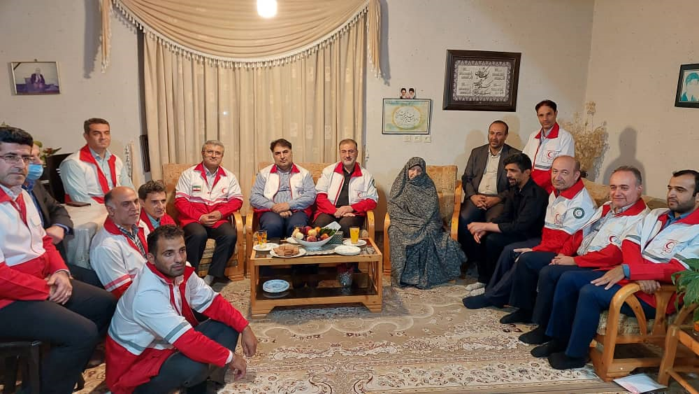 دبیرکل جمعیت هلال احمر وارد مازندران شد/ دیدار با مادر امدادگر شهید خسرو اوجانی