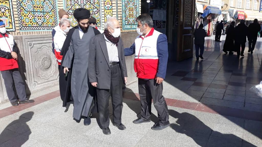 پوشش امدادی مراسم تشییع پیکر آیتاللهالعظمی صافی گلپایگانی با حضور 30 امدادگر