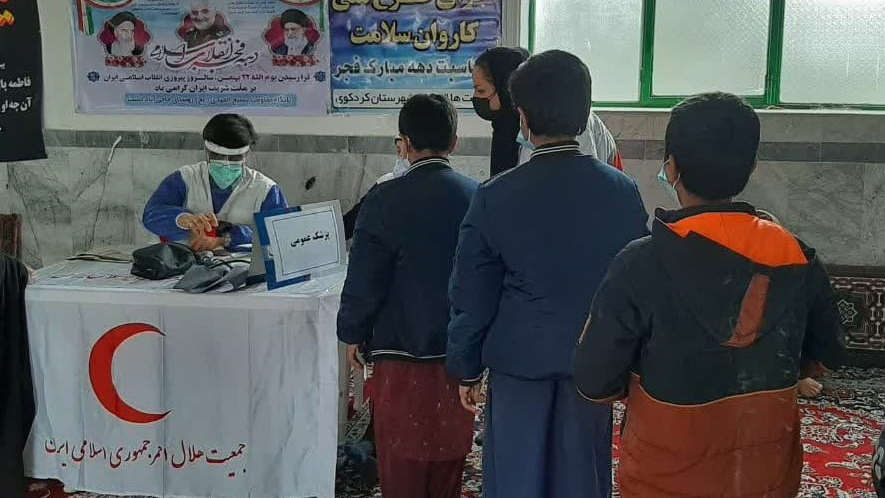 ویزیت و داروی رایگان برای اهالی روستای حاجی آباد کردکوی در گلستان