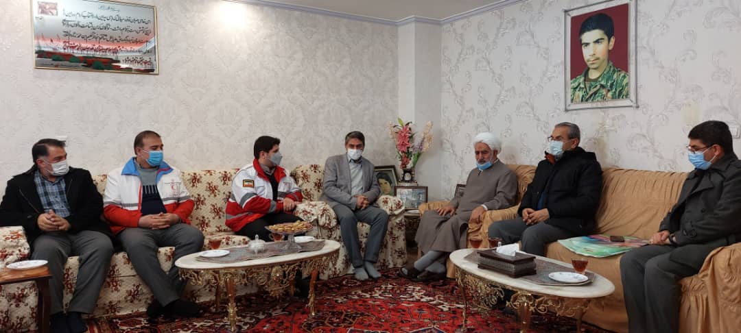 دیدار سرپرست هلال احمر استان آذربایجان شرقی با ابوالشهید و پیشکسوت هلال احمر