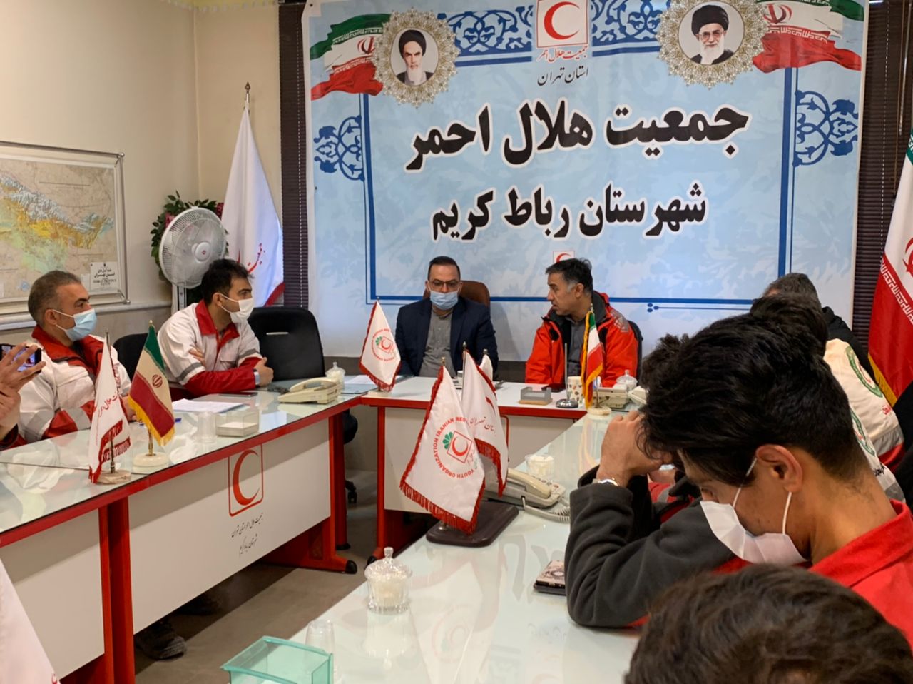فتحی پیام تشکر رئیس جمعیت هلال احمر را به امدادگران و نجاتگران رساند /تقدیر فرماندار شهرستان رباط کریم از عوامل هلال احمر