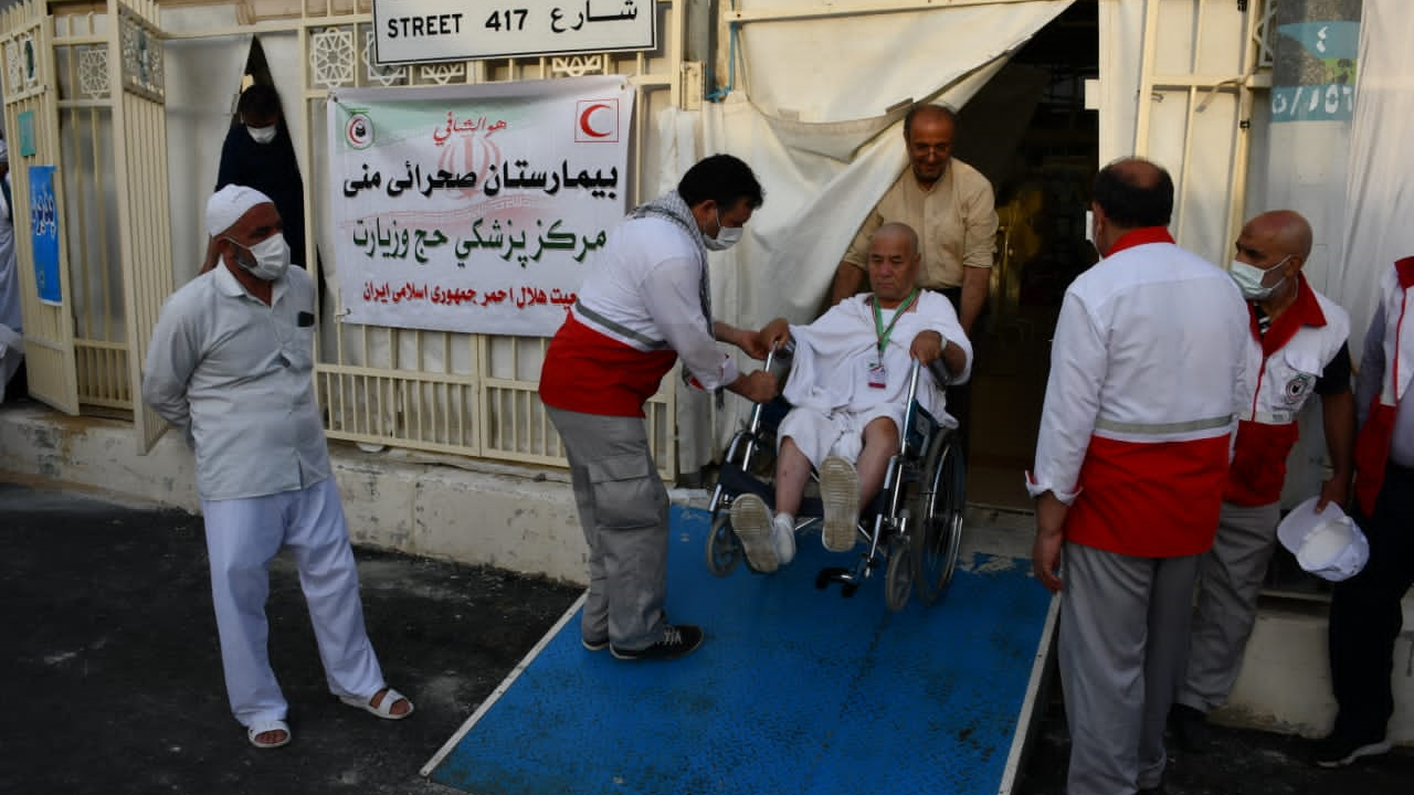 خدمات درمانی هلالاحمر در عربستان پاسخگوی نیاز زائران بود