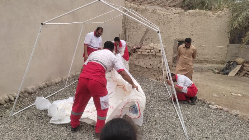 اسکان اضطراری ۹۱  نفر در روستاهای سیل‌زده سیستان و بلوچستان