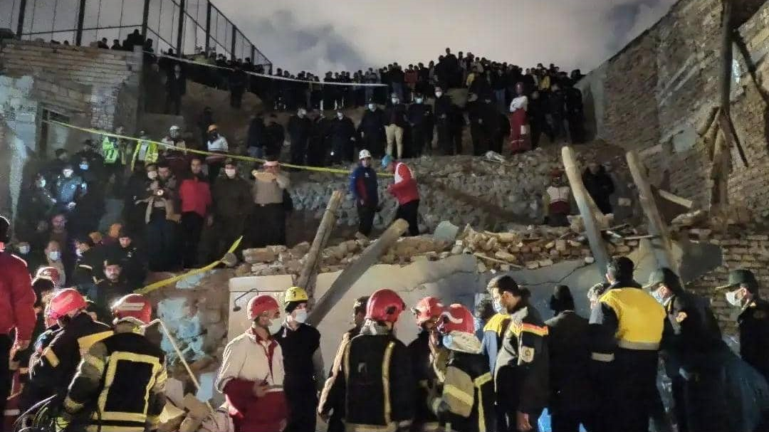 انفجار در محله احمد آباد خیابان عباسی تبریز