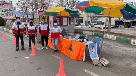 ارائه خدمات بشردوستانه به بیش از ۹۴ هزار و ۳۹۰ مسافر در ایستگاه های ایمنی و سلامت هلال احمر