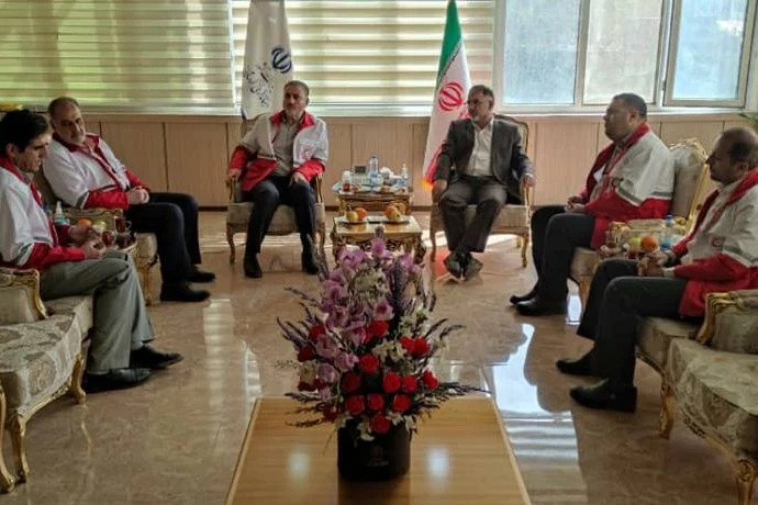  دبیرکل جعیت هلال احمر کشور با  استاندار لرستان دیدار کرد