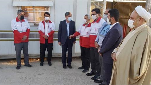 بازدید مدیرعامل سازمان تدارکات پزشکی از پایگاه امداد کوهستان دراک هلال احمر استان فارس