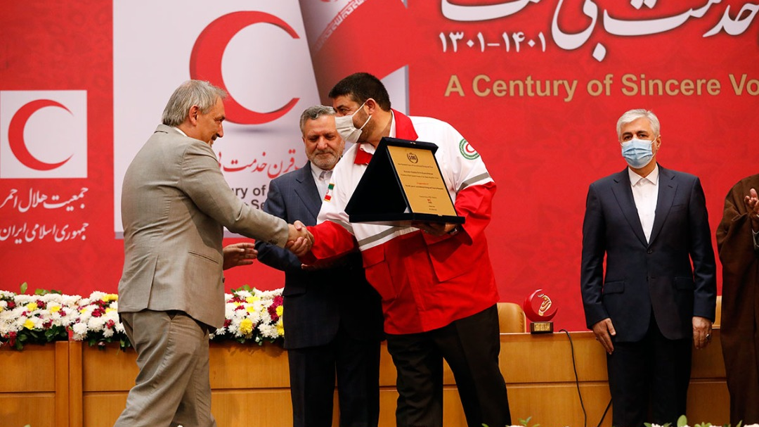 تقدیر رئیس فدراسیون بینالمللی صلیب سرخ و هلالاحمر از اقدامات بشردوستانه هلالاحمر ایران