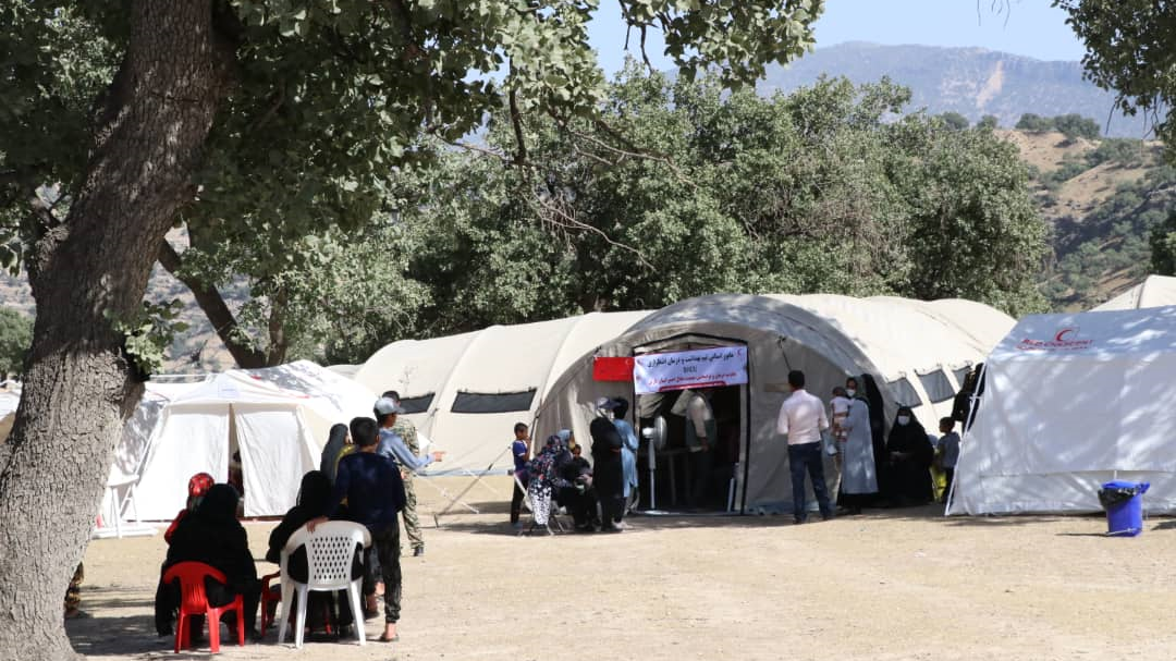 1717 نفر از خدمات واحد بهداشت و درمان اضطراری فارس در روستای قلعه مورد استفاده کردند