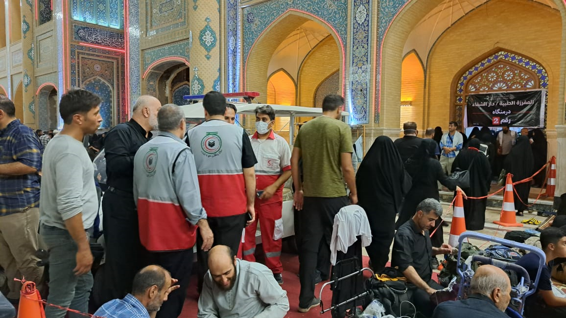 استقرار کادر درمان هلالاحمر در مراکز درمانی عراق برای خدمت به زائران/ 39 مرکز درمانی ایران در عراق فعال است