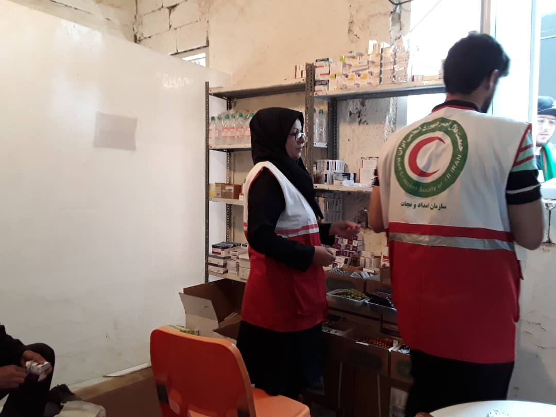 بهره مندی یک هزار و 139 زائر حسینی از خدمات درمانی هلالاحمر استان قم
