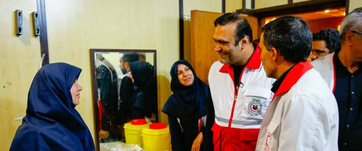 عملیات بزرگ امدادی هلال احمر ایران در اربعین در میان جمعیت های ملی بیسابقه است