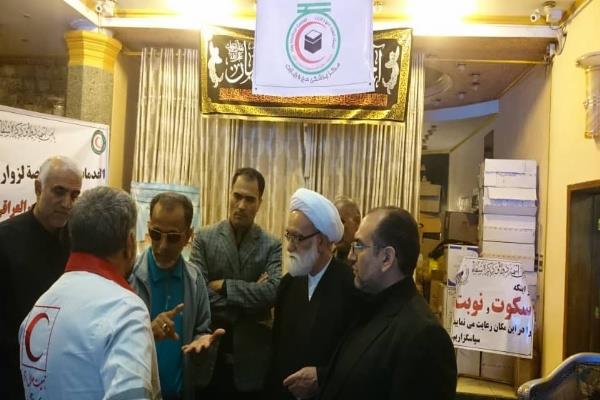 نماینده ولی فقیه در هلال احمر از درمانگاه جنت الفردوس کاظمین بازدید کرد