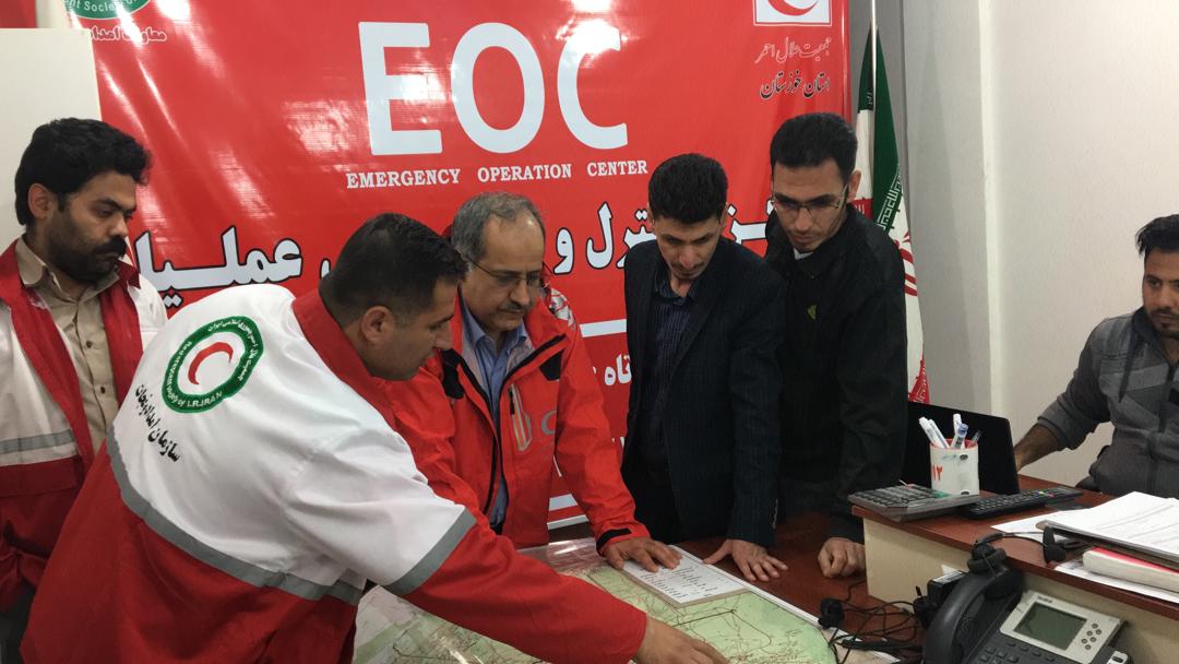 سفر دبیرکل هلال احمر به استان خوزستان در پی وقوع سیل و آبگرفتگی