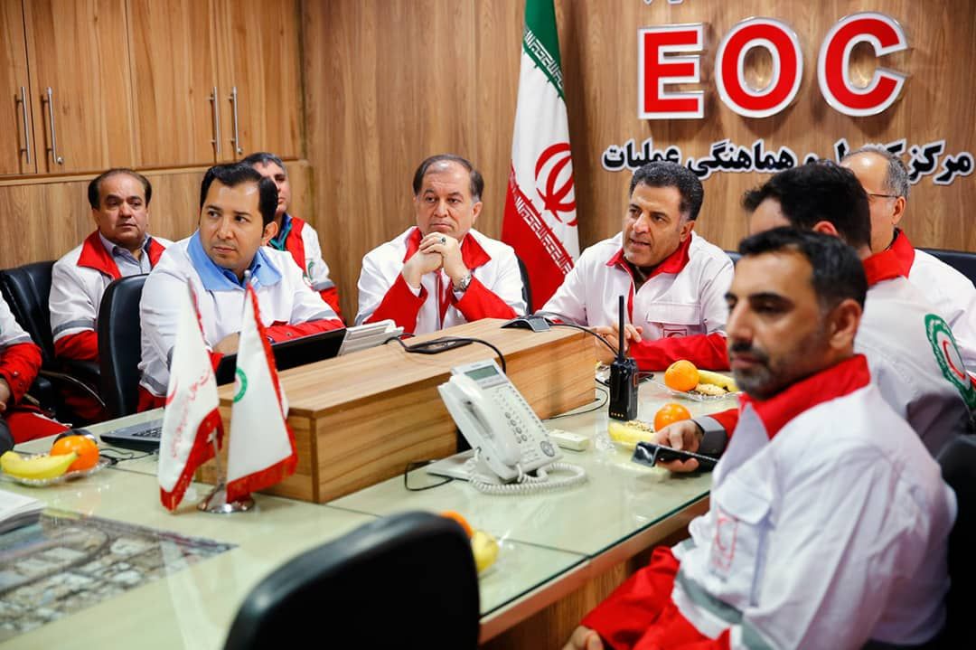 در ارتباط ویدئو کنفرانس وضعیت استان های درگیر سیل بررسی شد/ تاکید رئیس جمعیت بر ضرورت پشتیبانی از استان های سیل زده
