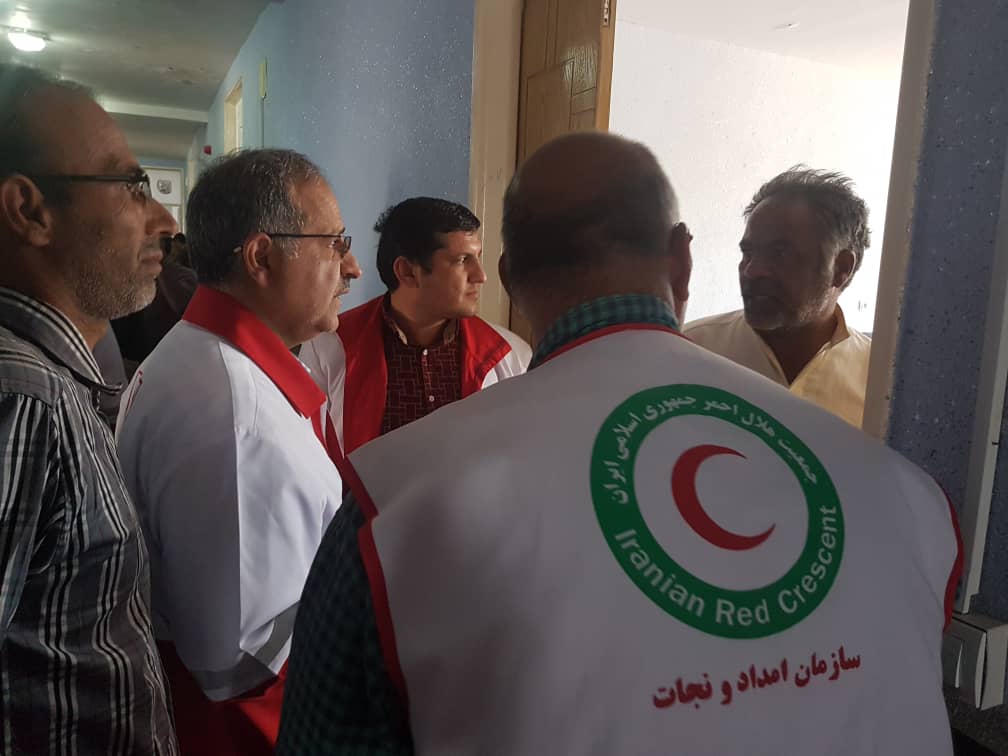سفر دبیرکل جمعیت هلال احمر به مناطق سیل زده استان خوزستان