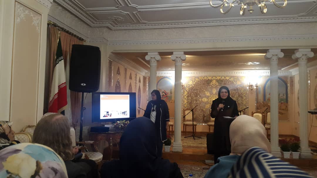تشریح خدمات هلال احمر در جشن بهار انجمن زنان ديپلمات وزارت خارجه